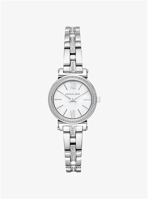 michael kors silver sofie watch|Petite Sofie Pavé Silver.